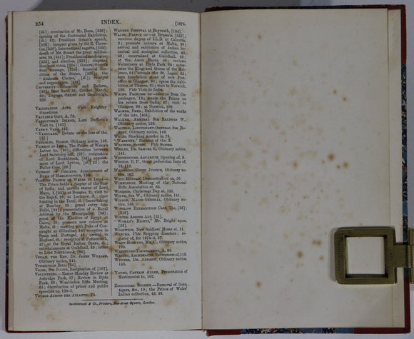 c1876 8vol The Annual Register For Years 1876 to 1894 Antique History Books