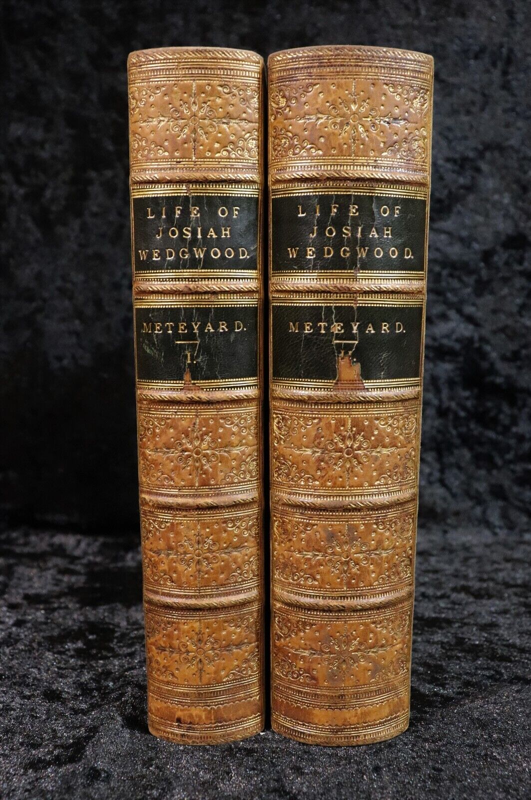 1865 2vol The Life Of Josiah Wedgwood Antiquarian British Biography Book Set