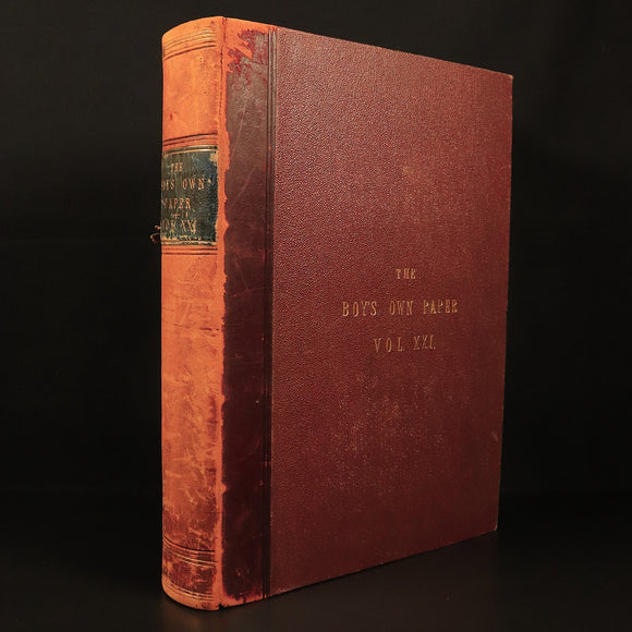The Boys Own Annual 1898-99 Antique British Illustrated Boys Book Boys Own Paper