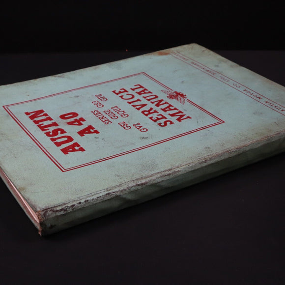 1952 Austin A40 Service Manual Vintage Automotive Reference Book Made In England