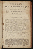 1804 Les Aventures de Télémaque by M. De Fenelon Antiquarian Literature Book-4