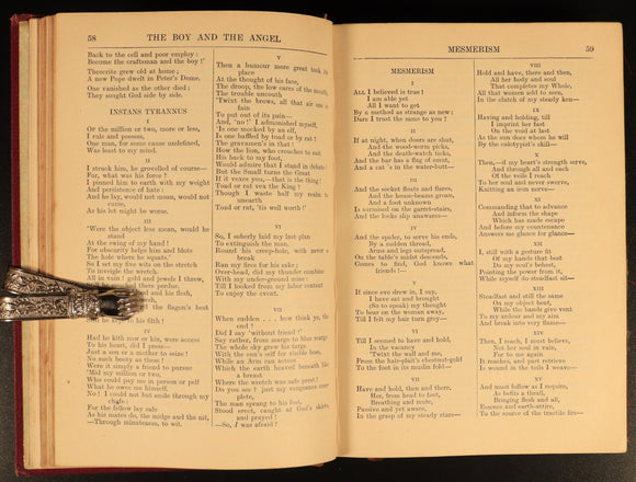 1907 Poems Of Robert Browning Antique British Poetry Book Oxford Edition