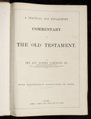 c1860 Commentary On Old Testament + Holy Bible Robert Jamieson Antiquarian Bible-5