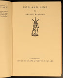 1935 Rod And Line by Arthur Ransome Antique Fishing Book Travellers Library-6
