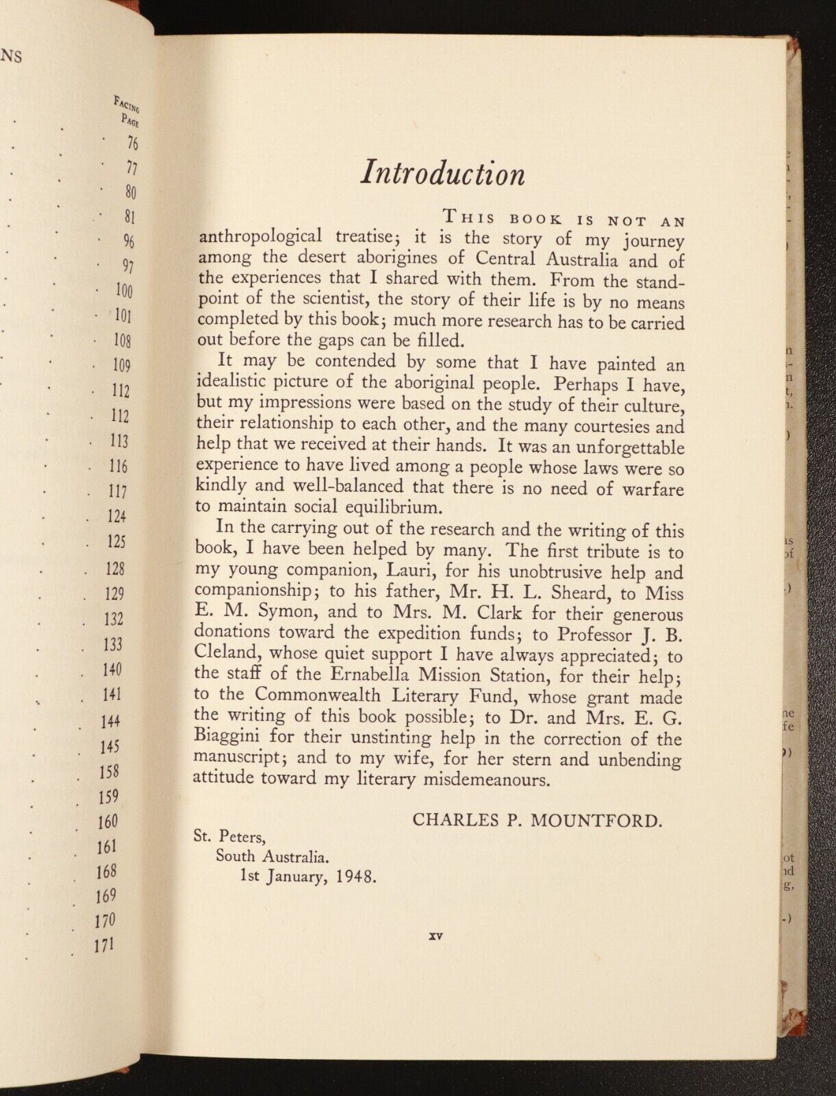 1951 Brown Men & Red Sand by C.P. Mountford Australian Indigenous History Book