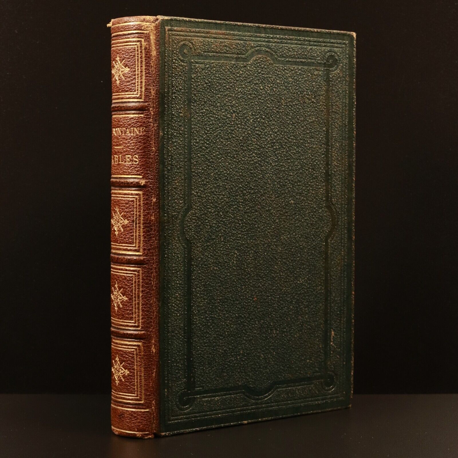 c1872 Fables De La Fontaine Antiquarian French Literature Book M Felix Lemaistre