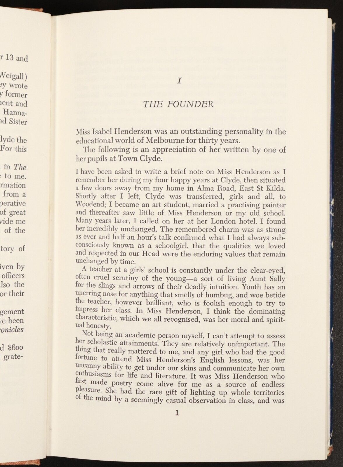 1966 The Chronicles of Clyde by Olga J. Hay Melbourne Australian History Book