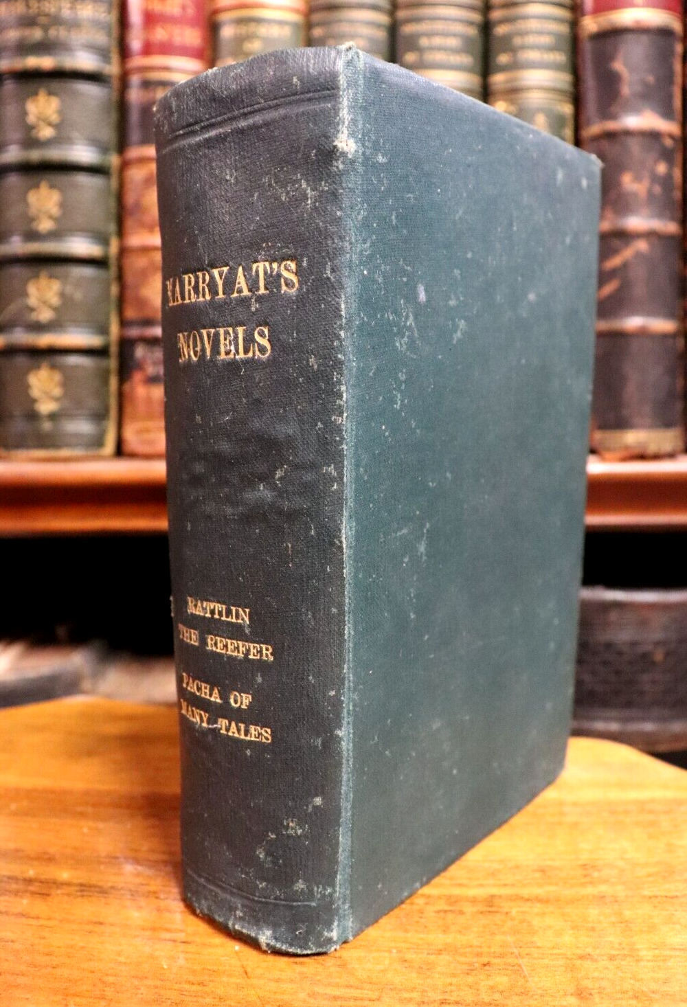 c1876 The Novels & Tales Of Captain Marryat Vol 8 Antique British Fiction Book