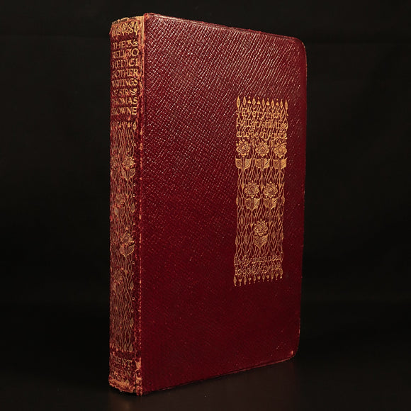 c1920 The Religio-Medici by Thomas Browne Antique British Philosophy Book