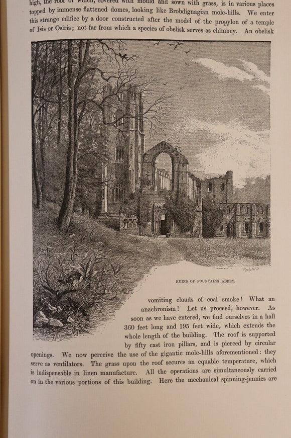 1887 England, Scotland & Ireland Picturesque Antiquarian British History Book