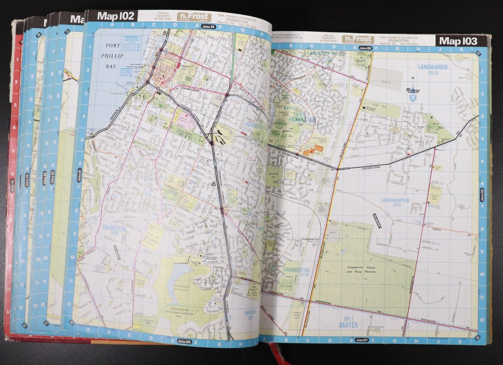 1986 Melway Street Directory Of Greater Melbourne Maps Book Melways Hardcover