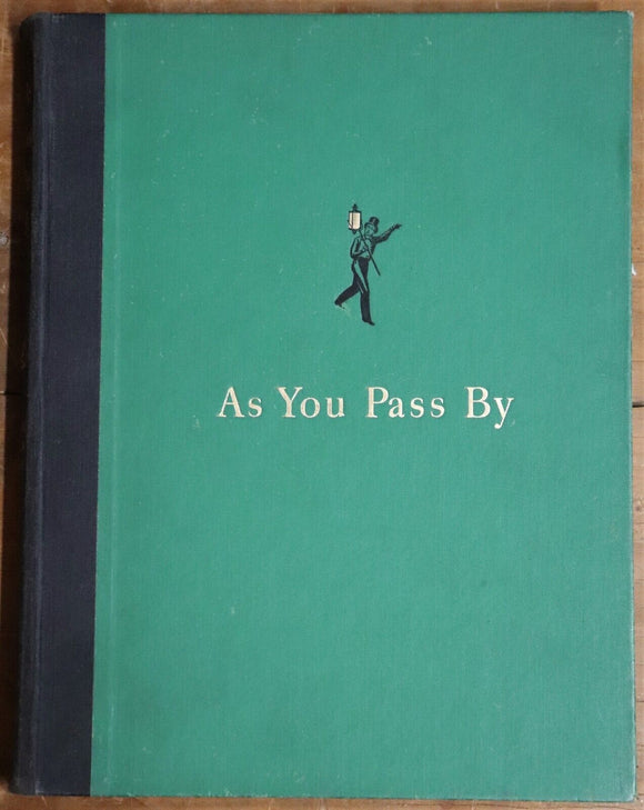 1952 As You Pass By by Kenneth H. Dunshee 1st Edition American History Book