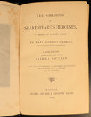 1879 The Girlhood Of Shakespeare's Heroines Mary Cowden Clarke Antique Book-7