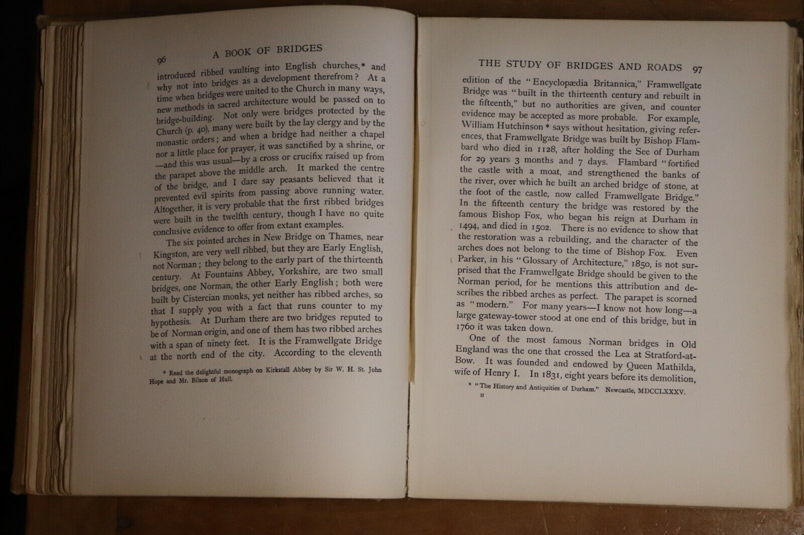 1915 A Book Of Bridges by Frank Brangwyn Antique Welsh Art & History Book