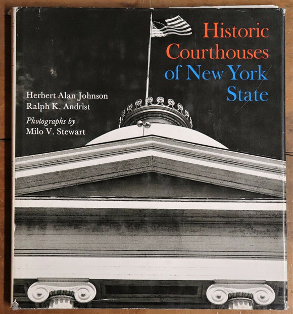1977 Historic Courthouses of New York State 1st Edition Architecture Book