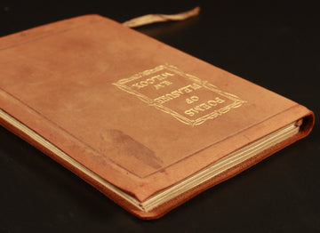 Poems Of Pleasure by Ella Wheeler Wilcox c1915 Antique Poetry Book  Suede Cover - 0