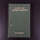 1900 Doctrine & Doctrinal Disruption by W.H. Mallock Antique Theology Book-8