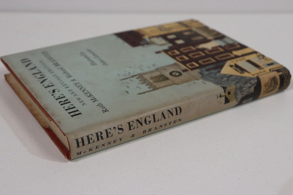 1955 Here's England by Ruth McKenney Vintage British Travel Guide Book