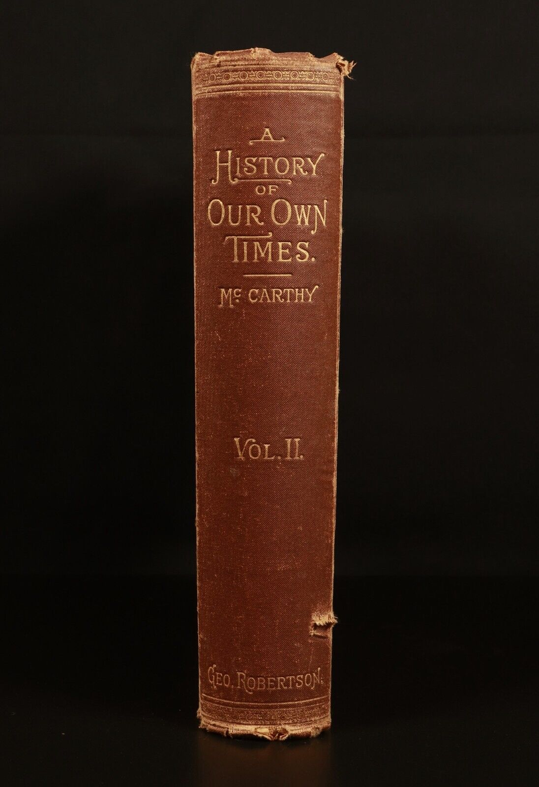 1881 A History Of Our Own Times by J McCarthy Vol. 2 Antique History Book Au. Ed - 0