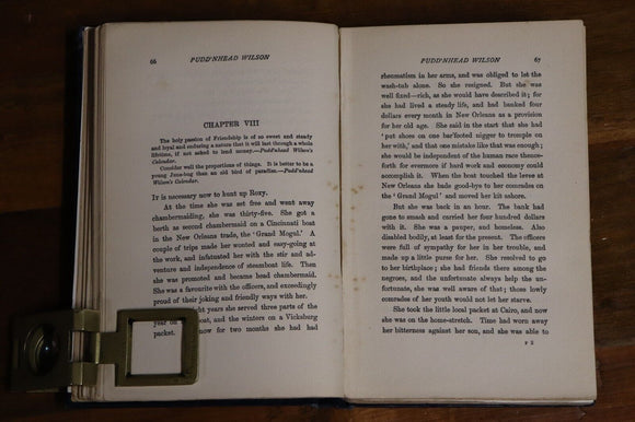 1908 Pudd'nhead Wilson A Tale by Mark Twain Antique American Fiction Book