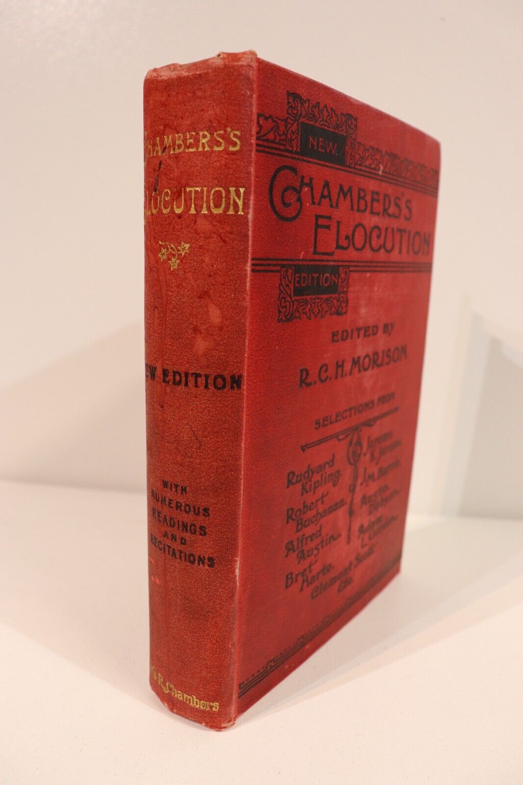 c1920 Chambers's Elocution Antique English Language British Reference Book