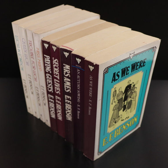 1985 The Works Of E.F. Benson 9 Book Bundle Make Way For Lucia As We Were