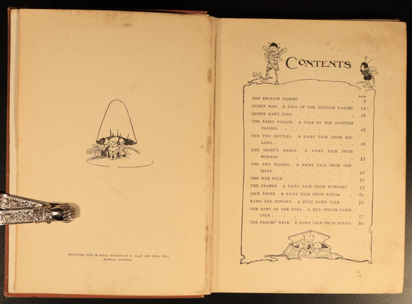 Tales Of The Fairies by Lewis Marsh 1929 Antique Illustrated Childrens Book