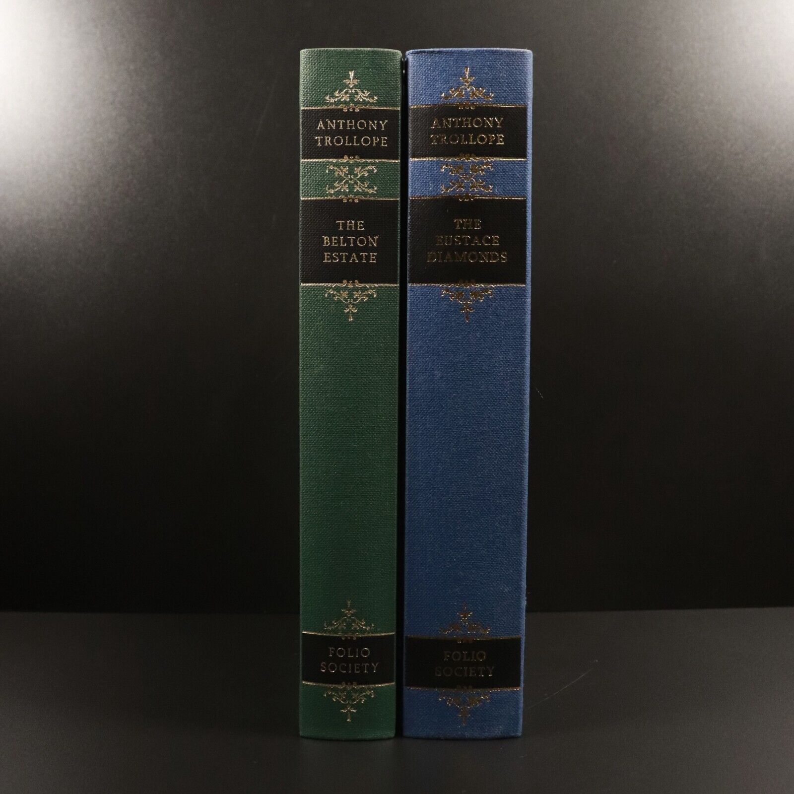 1990 2vol Eustace Diamonds & Belton Estate Anthony Trollope Folio Society Books