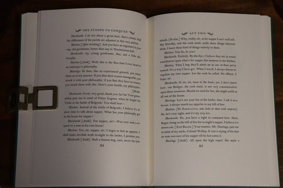 1964 She Stoops To Conquer by Oliver Goldsmith Heritage Press Literature Book