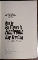 1999 How To Get Started In Electronic Day Trading Stock Market Investment Book-3