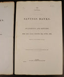 1860 Savings Banks Colony Of Victoria Government Report History Book Stocks-4