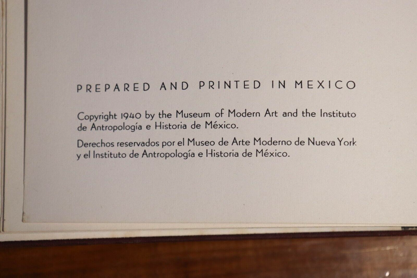 1940 Twenty Centuries Of Mexican Art 1st Edition Mexican Art Reference Book