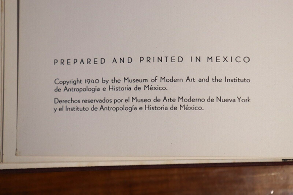 1940 Twenty Centuries Of Mexican Art 1st Edition Mexican Art Reference Book