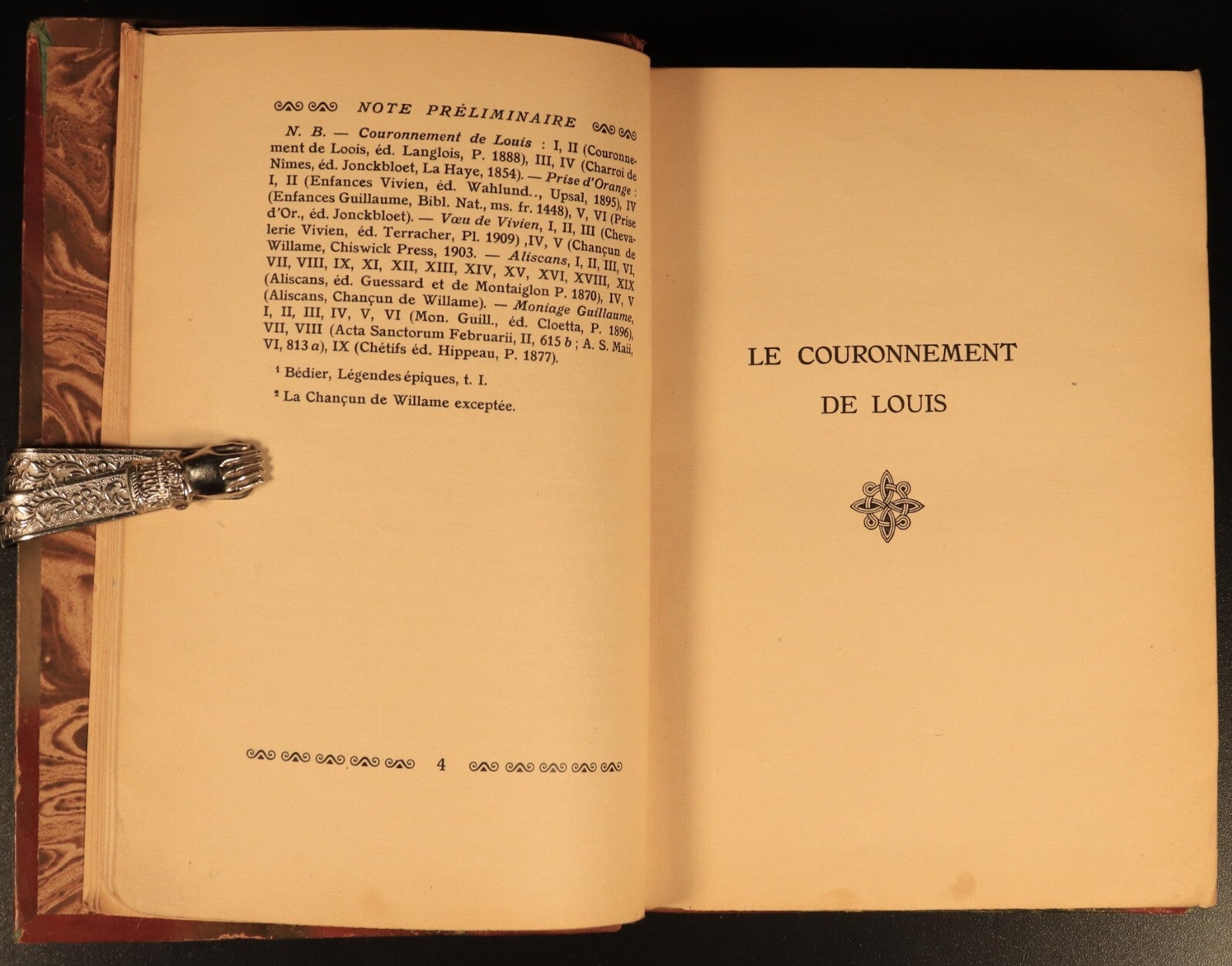 c1920 La légende de Guillaume d'Orange Antique British History Book In Fench
