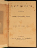 1862 Early Ballads Traditions & Customs Robert Bell Antique Music History Book-8