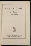 1934 Cattle Camp by J.J. Hardie Antique Australian Fiction Book Scarce-2