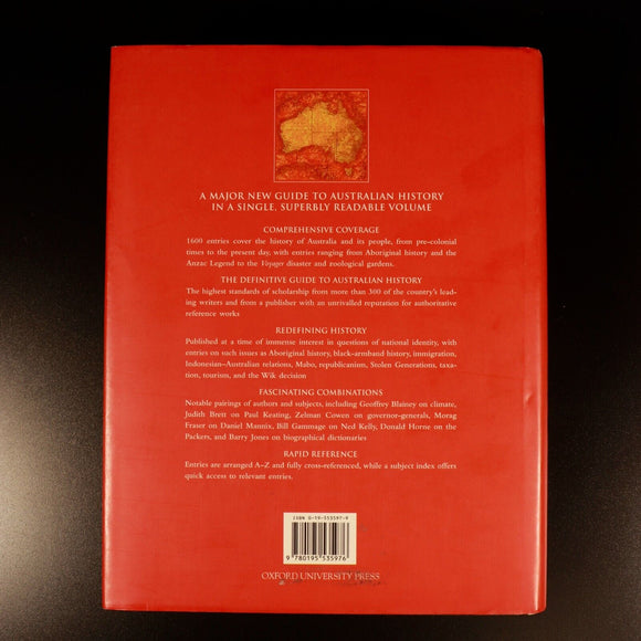 The Oxford Companion To Australian History by Graeme Davison Reference Book