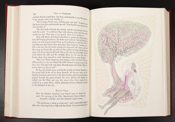 1946 Tales Of Hoffmann Antique German Romantic Literature Book Illustrated