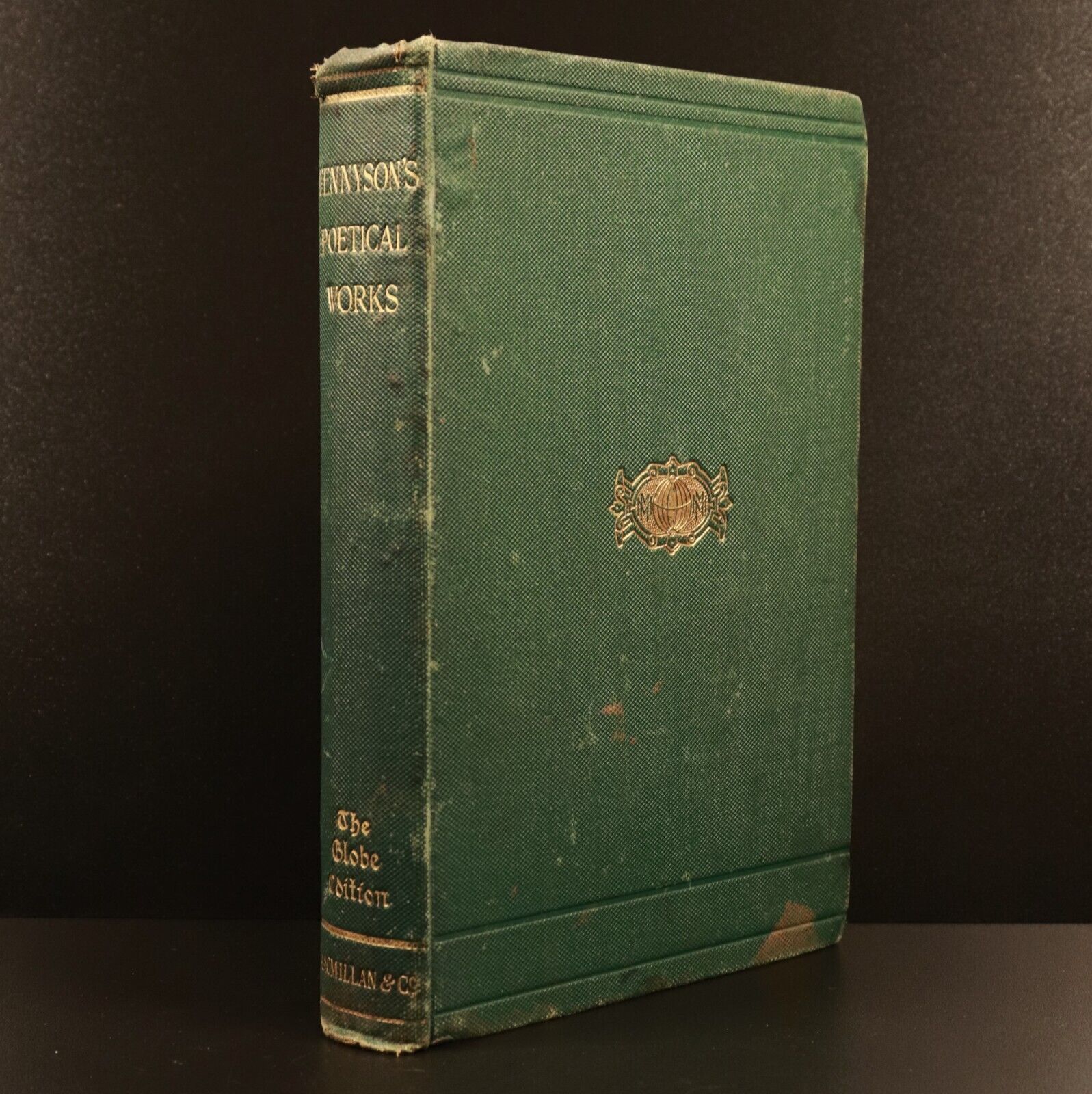 1899 Poetical Works Of Alfred Lord Tennyson Antique Poetry Book Globe Edition