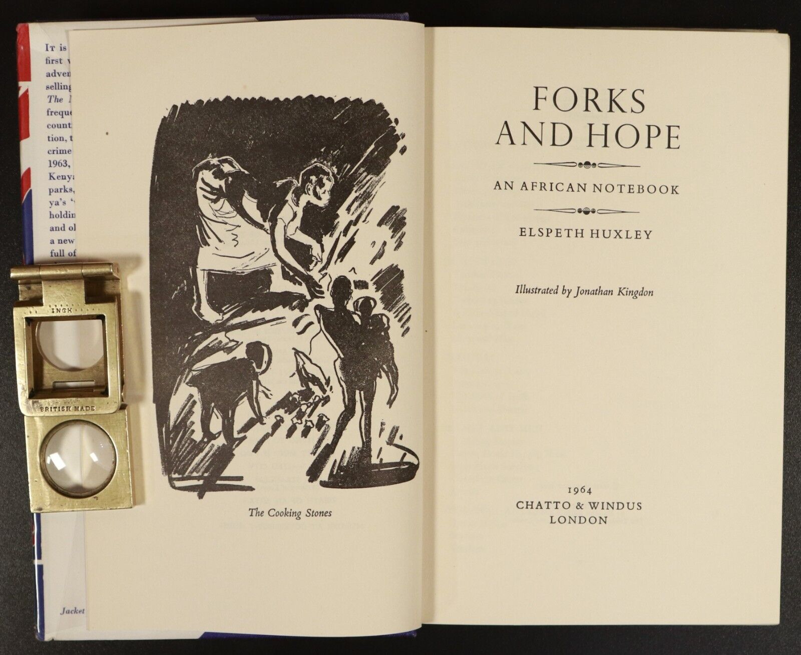 1964 Forks & Hope An African Notebook by Elspeth Huxley African History Book