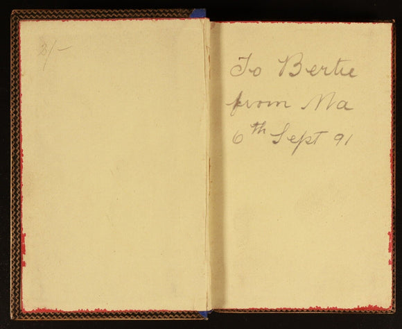 c1890 Kirton's Temperance Daily Text Book & Birthday Record Antiquarian Book