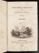 1822 6vol Historical Romances by Walter Scott Antiquarian Fiction Book Set-9