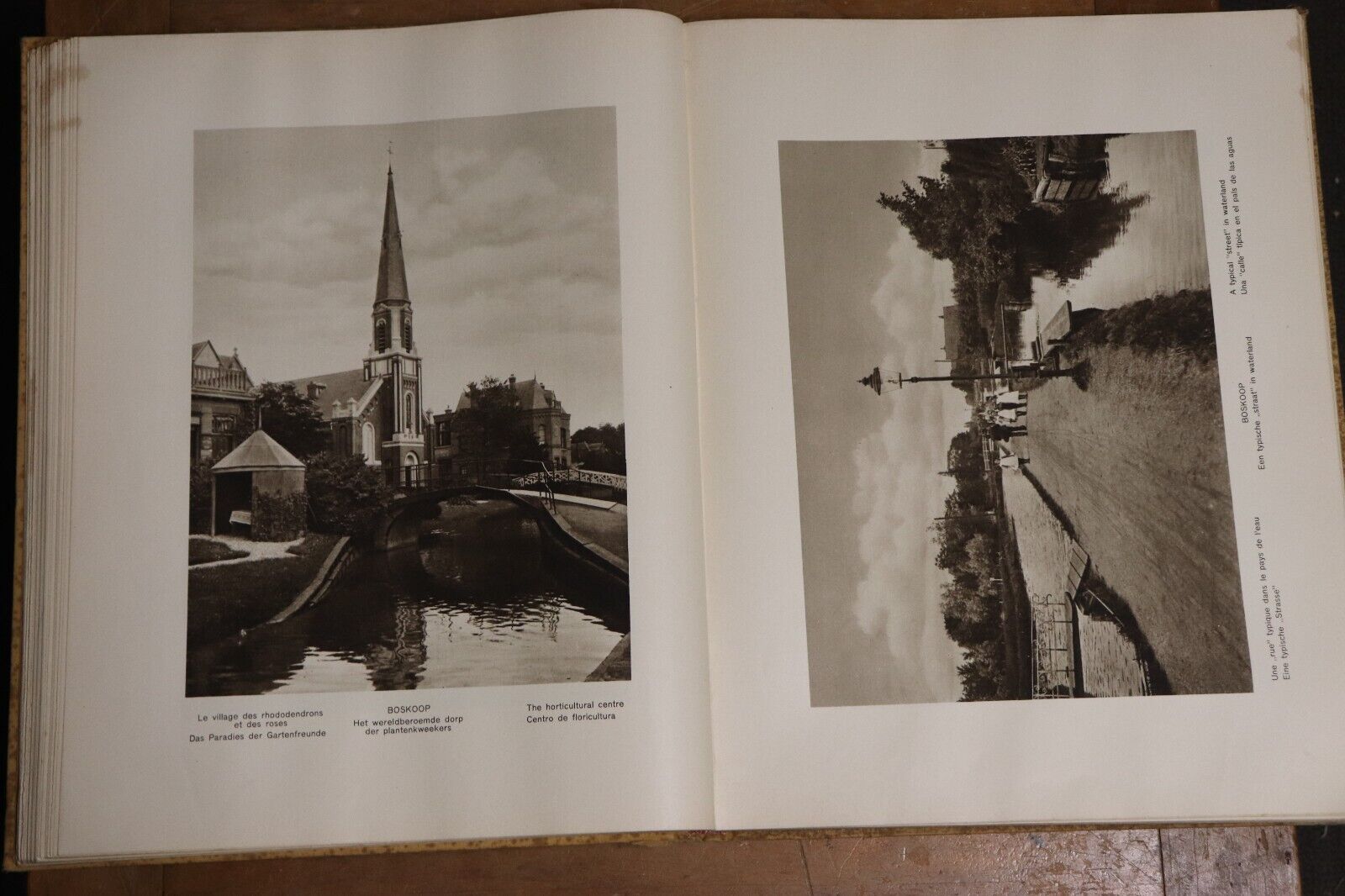 c1930 Holland - Landscape, Architecture, National Life Antique Photo Book