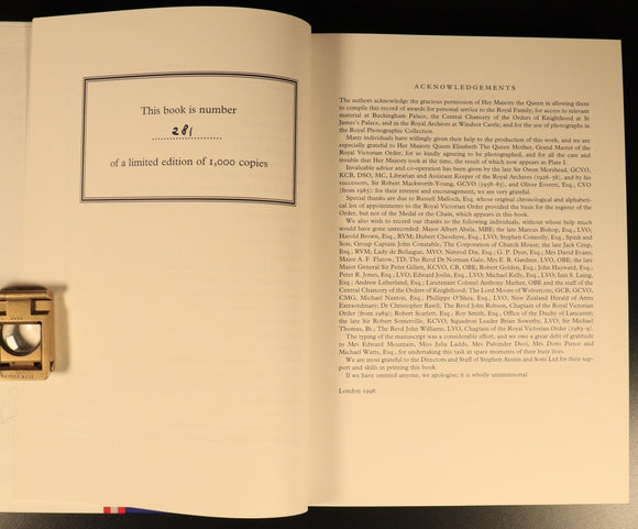 Royal Service by P Galloway Limited Edition Military Medal Reference Book