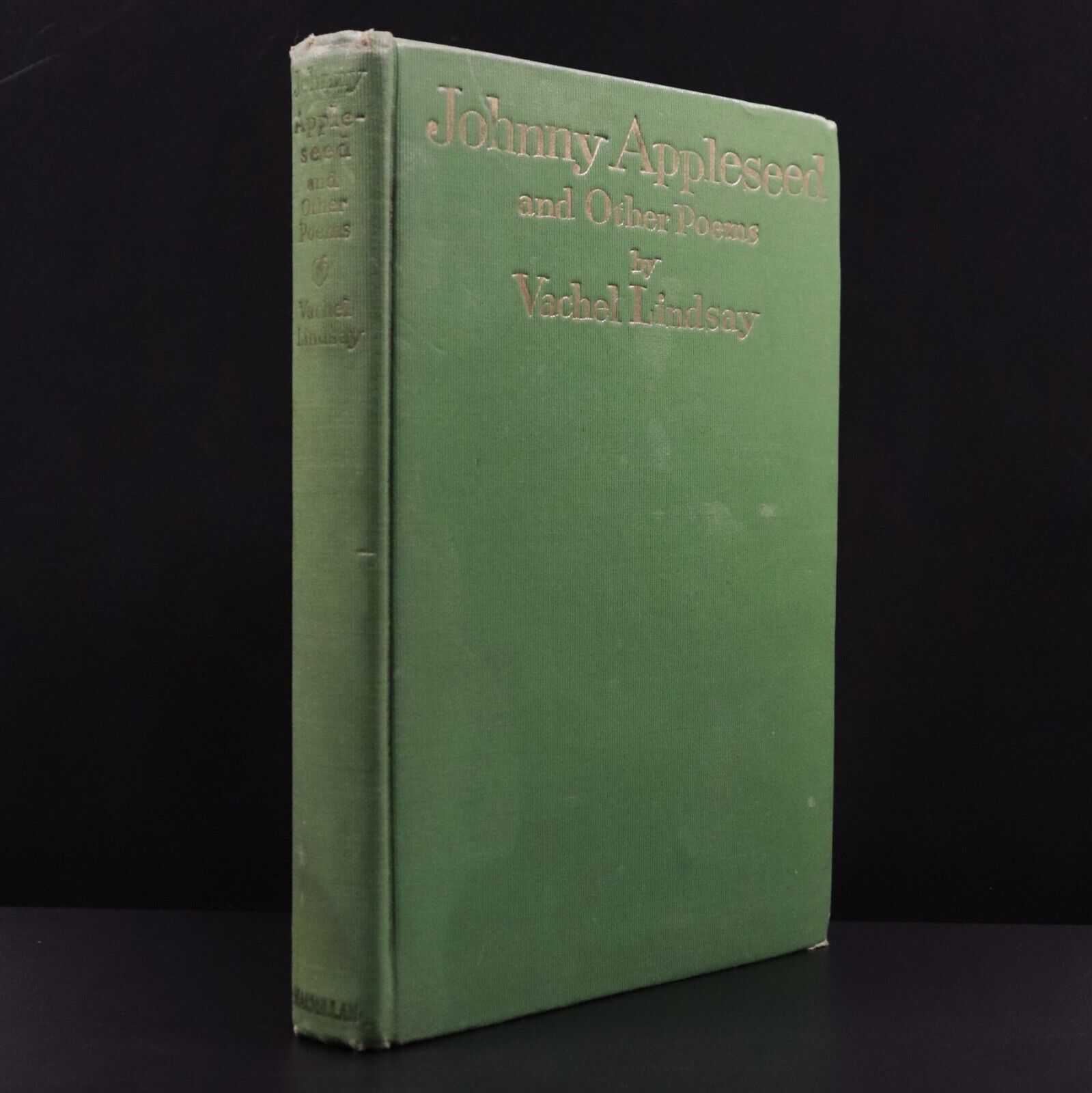 1928 Johnny Appleseed by Vachel Lindsay Antique American Poetry Book Illustrated