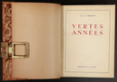 1945 Les Vertes Annees by AJ Cronin Ltd Edition French Fiction Book Fine Binding-8