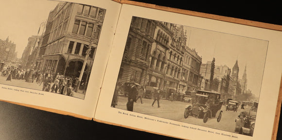 Beautiful Melbourne Views Of Buildings etc c1910 Australian Tourism & Photo Book