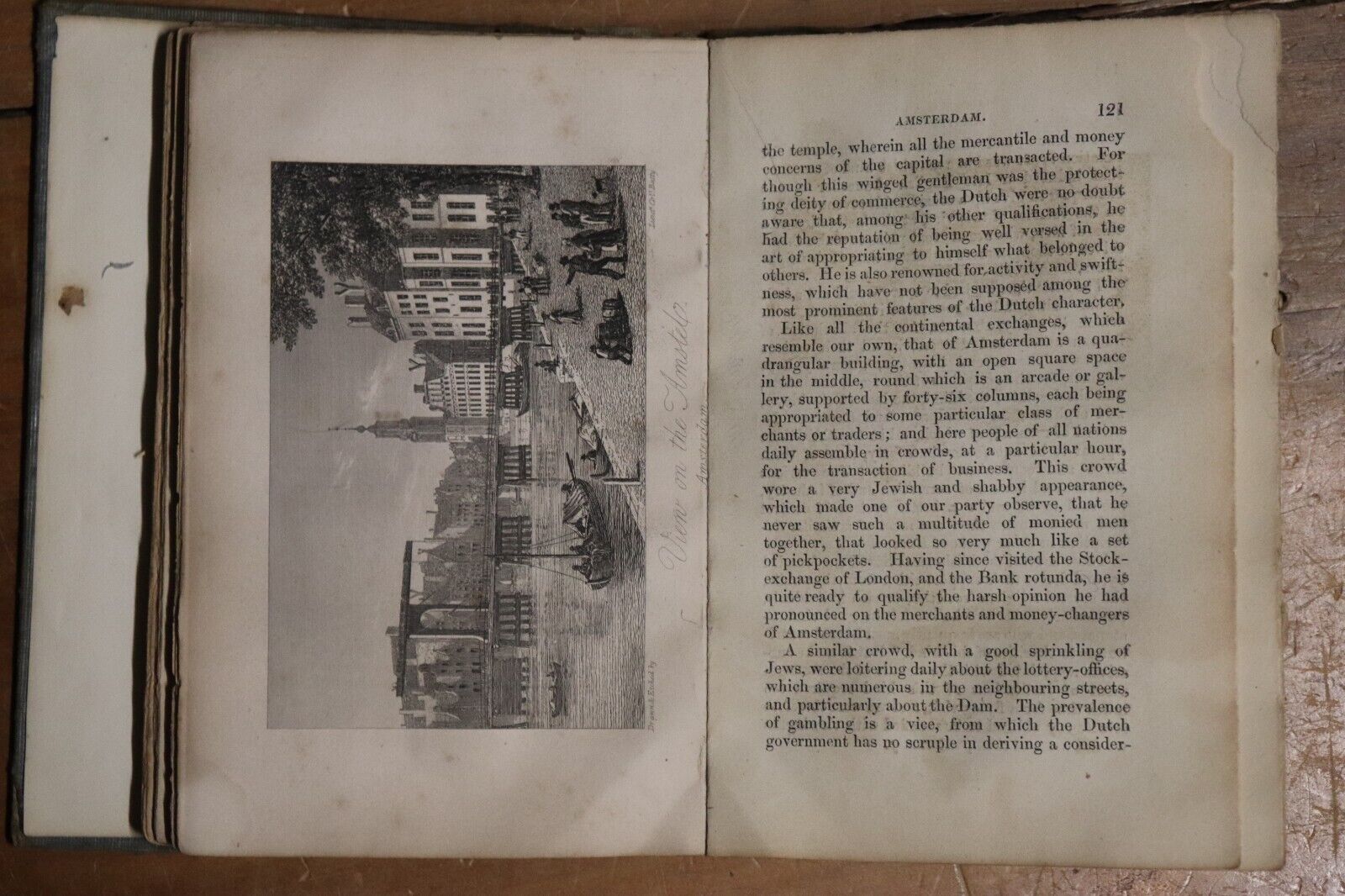 1839 A Family Tour Through South Holland Antique Europe Travel Book J. Murray