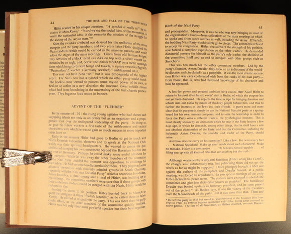 1972 The Rise & Fall Of The Third Reich by W.L. Shirer Military History Book WW2