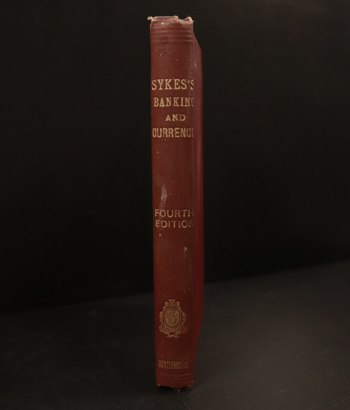 1918 Banking & Currency by Ernest Sykes - Antique Financial Reference Book